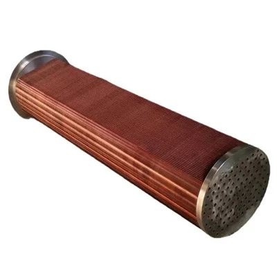 Mkuwa Fin Marine Shell Core Kusinthana Kutentha